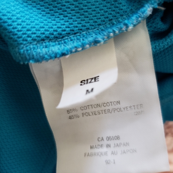 Descente Blue Cycling Shirt 1/4 Zip Back Pocket M - Picture 7 of 7